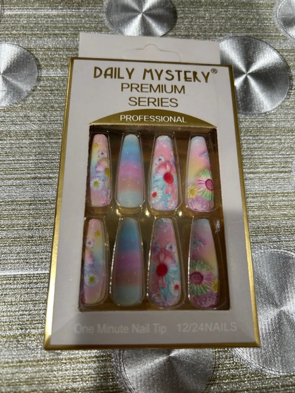Premium Series Press on Nails with Nail Glue. 12-24 nails.